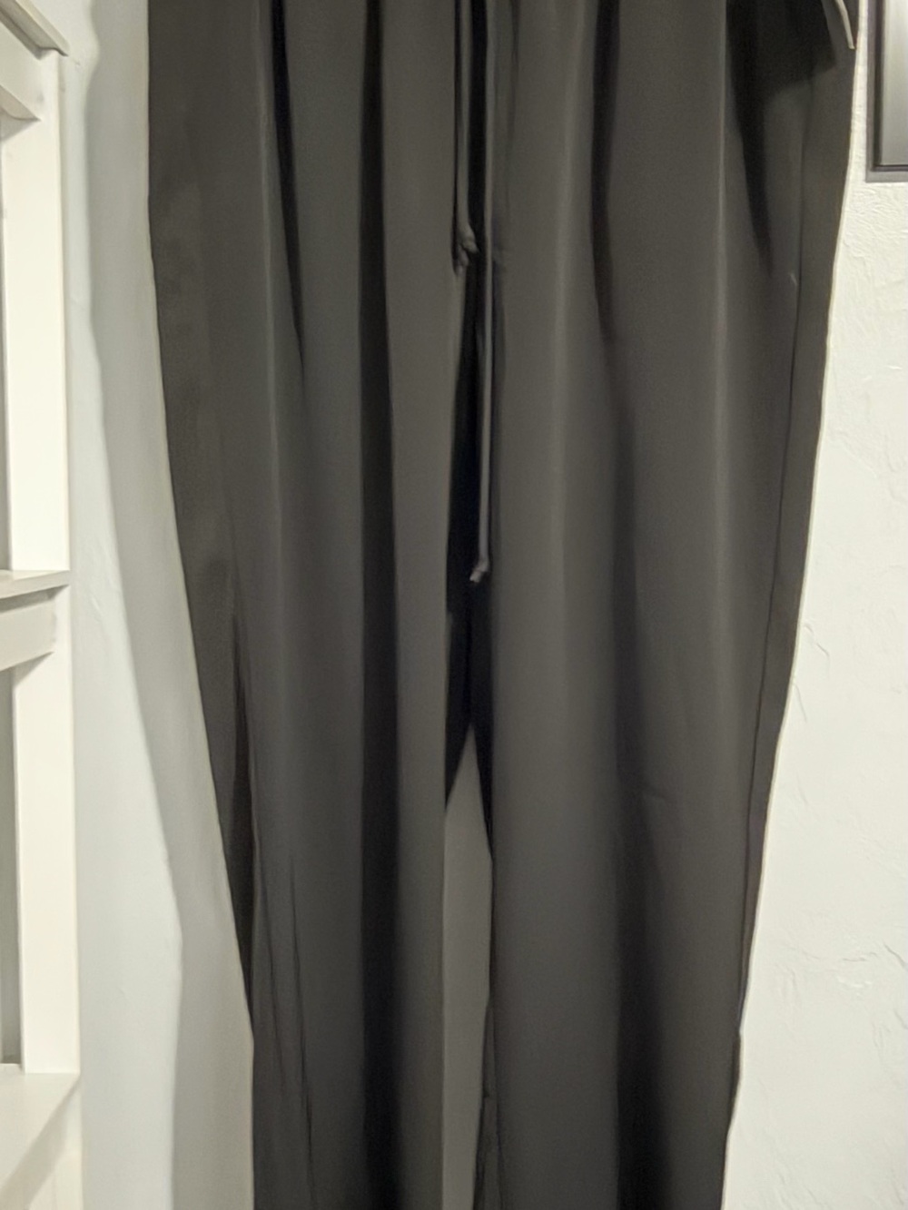 MELLODAY Black Womens Drawstring Pants - Picture 2 of 7